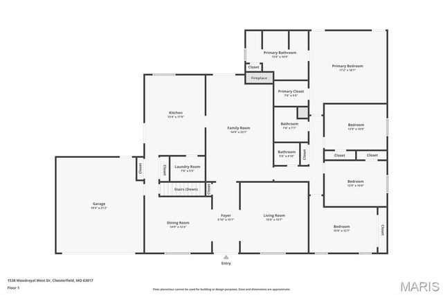 1538 Woodroyal West Drive, Chesterfield, MO 63017