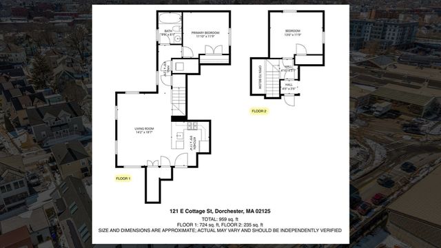 121 East Cottage St APT 4, Boston, MA 02125