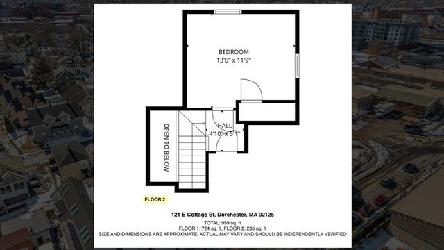 121 East Cottage St APT 4, Boston, MA 02125