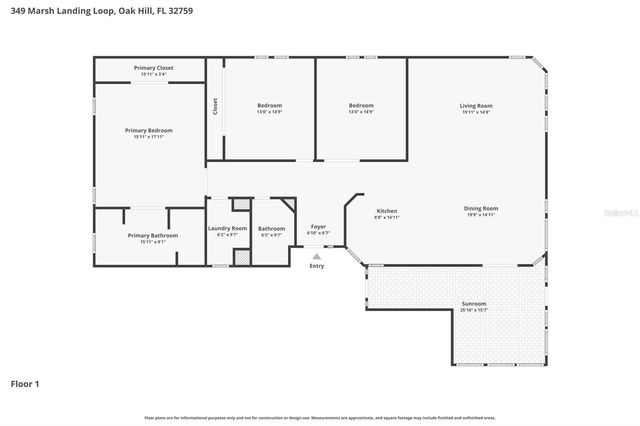 349 MARSH LANDING LOOP, Oak Hill, FL 32759
