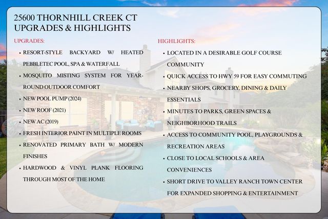 25600 Thornhill Creek Court, Porter, TX 77365