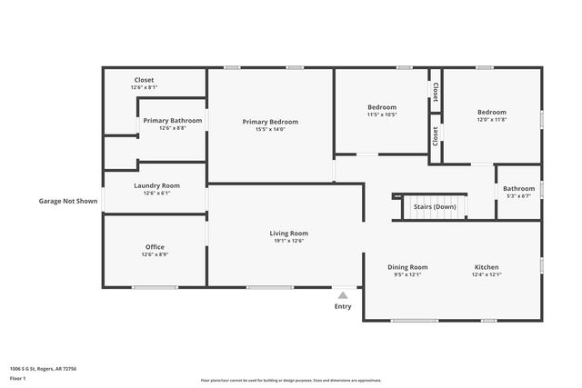 1006 S G Street, Rogers, AR 72756