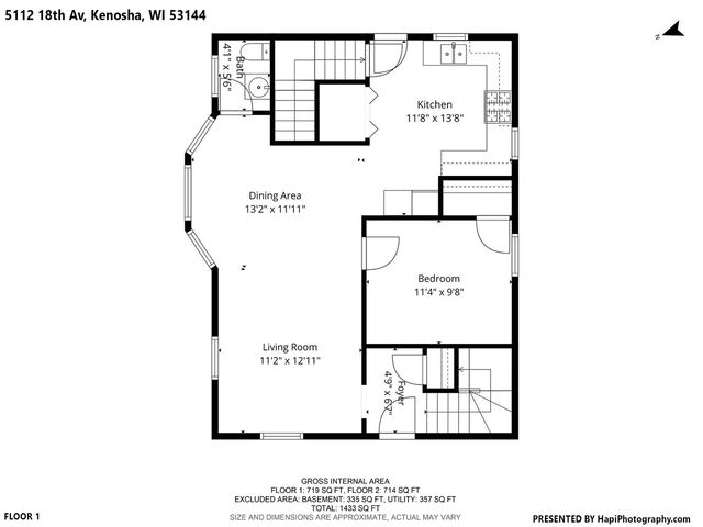 5112 18th AVENUE, Kenosha, WI 53140