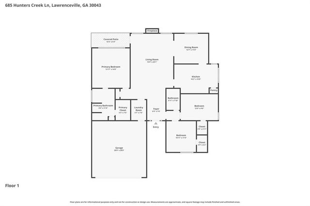 685 Hunters Creek Lane, Lawrenceville, GA 30043