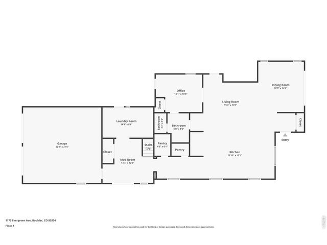 1175 Evergreen Ave, Boulder, CO 80304