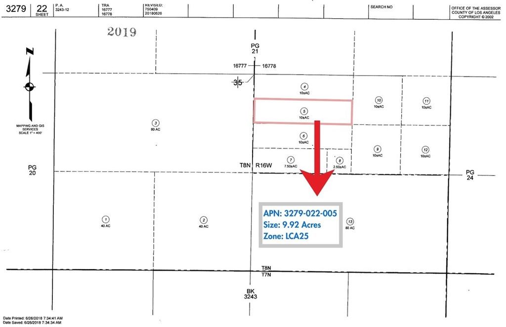 792205 VIC BURNS CYN SN FRANCIS, Lake Hughes, CA 93532
