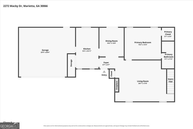 2272 Macby Drive, Marietta, GA 30066