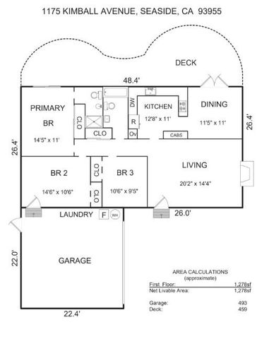 1175 Kimball Avenue, Seaside, CA 93955