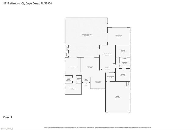 1412 Windsor CT, Cape Coral, FL 33904