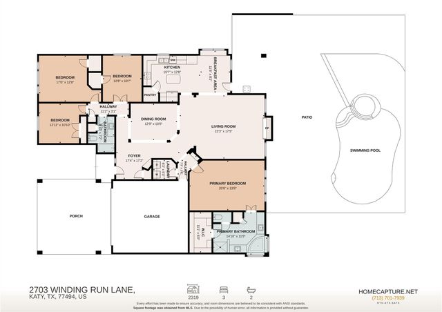 2703 Winding Run Lane, Katy, TX 77494