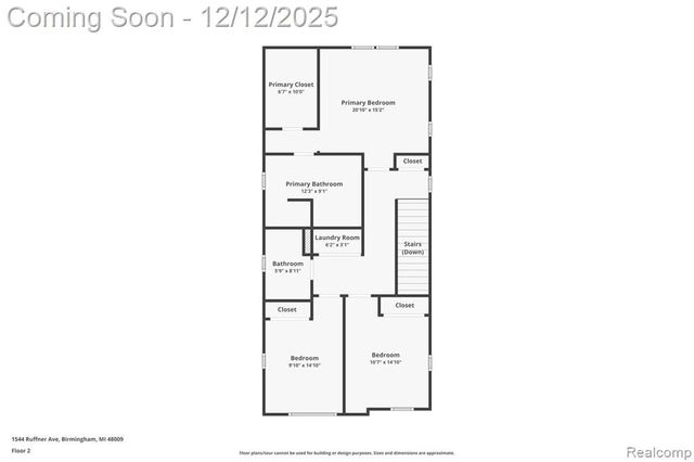 1544 Ruffner Avenue, Birmingham, MI 48009