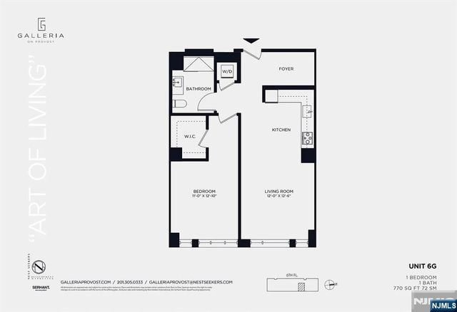 144 1st 6G, Jersey City, NJ 07302