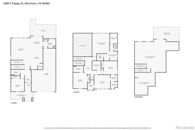 2985 S Poppy Street, Morrison, CO 80465