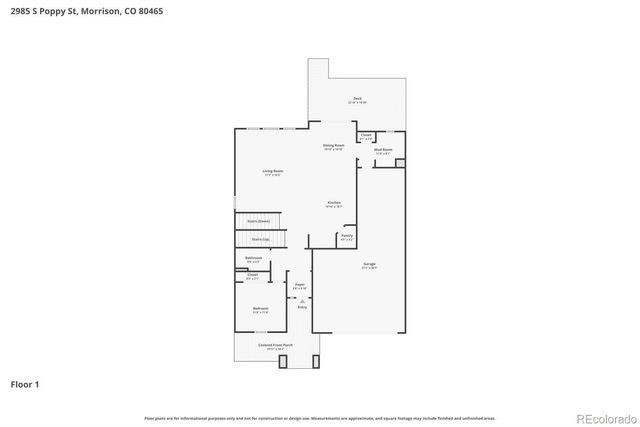 2985 S Poppy Street, Morrison, CO 80465