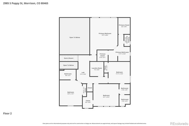 2985 S Poppy Street, Morrison, CO 80465