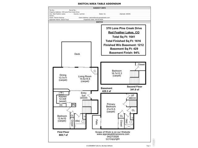 370 Lone Pine Creek Dr, Red Feather Lakes, CO 80545