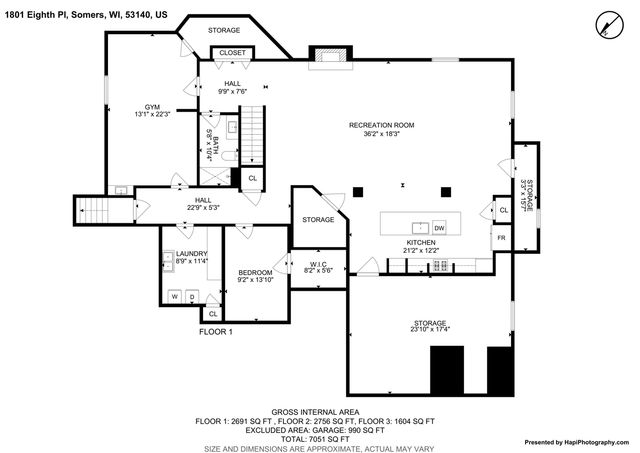 1801 8th PLACE, Kenosha, WI 53140