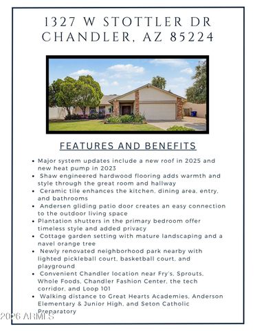 1327 W STOTTLER Drive, Chandler, AZ 85224