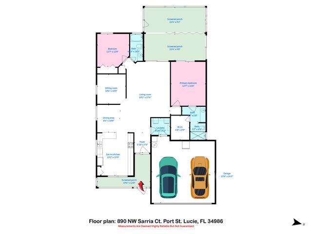 890 NW Sarria Court, Port St. Lucie, Port St Lucie, FL 34986