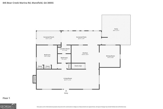 845 Bear Creek Marina Road, Mansfield, GA 30055