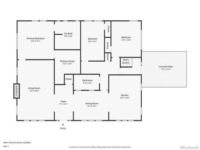 4301 E 13th Avenue, Denver, CO 80220