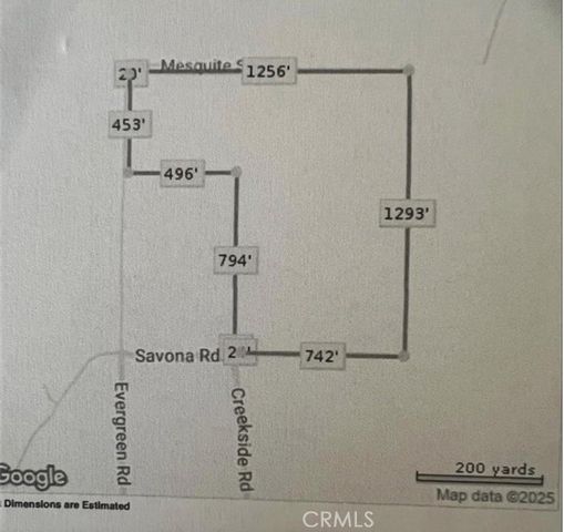 0 Evergreen Rd, Pinon Hills, CA 92372