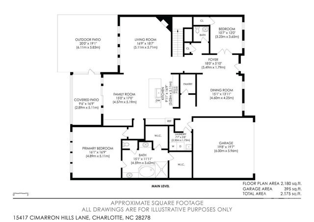 15417 Cimarron Hills Lane, Charlotte, NC 28278