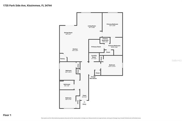 1735 PARK SIDE AVENUE, Kissimmee, FL 34744