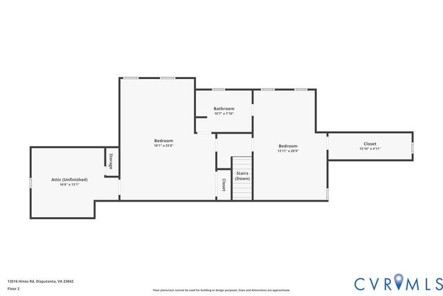 13516 Hines Rd, Disputanta, VA 23842