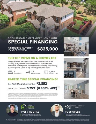 4212 Borho Ranch ST, Leander, TX 78641