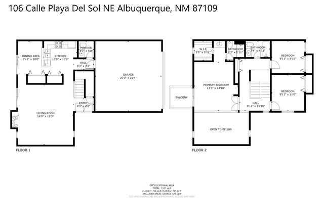 106 CALLE PLAYA DEL SOL NE, Albuquerque, NM 87109