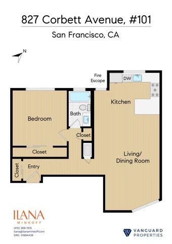 827 Corbett Avenue 101, San Francisco, CA 94131