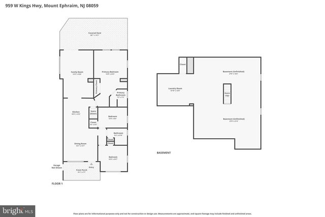 959 W KINGS HWY, Mount Ephraim, NJ 08059