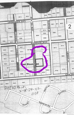 00000 Blue Jay Way Lane, West Bloomfield, MI 48322