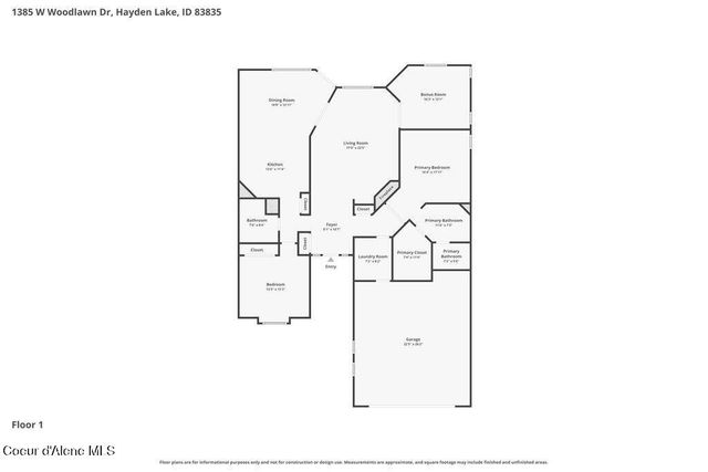 1385 W Woodlawn Dr, Hayden, ID 83835