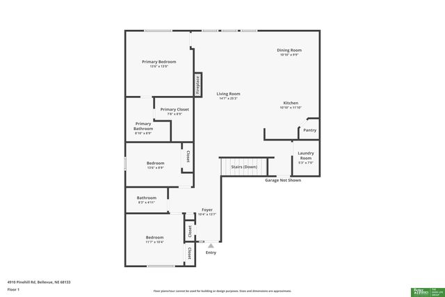 4910 Pinehill Road, Bellevue, NE 68133