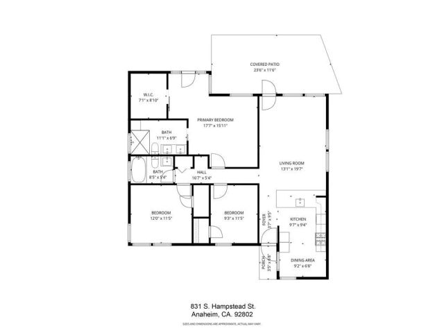831 S Hampstead, Anaheim, CA 92802