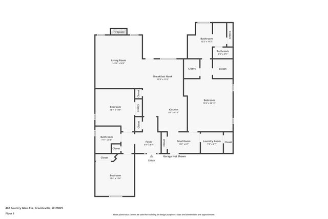 462 Country Glen Avenue, Graniteville, SC 29829