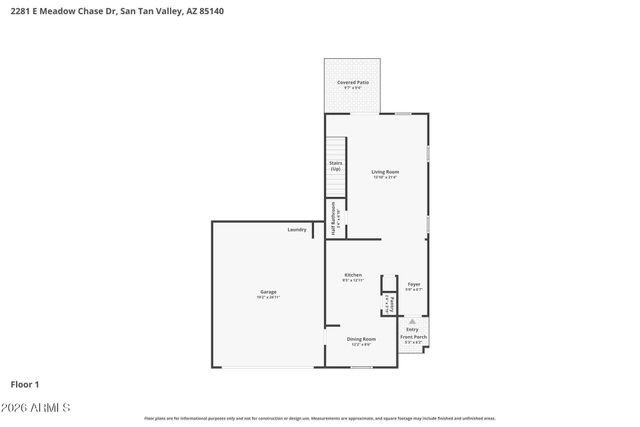 2281 E MEADOW CHASE Drive, San Tan Valley, AZ 85140