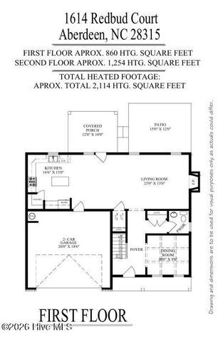 1614 Redbud Court, Aberdeen, NC 28315