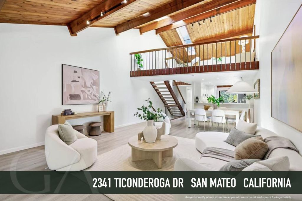 2341 Ticonderoga Drive, San Mateo, CA 94402