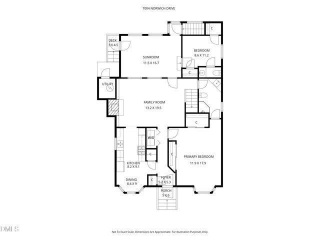 7004 Norwich Drive, Raleigh, NC 27613