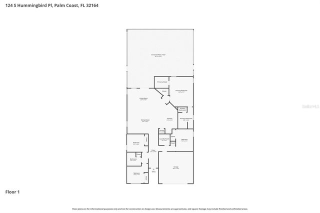 124 S HUMMINGBIRD PLACE, Palm Coast, FL 32164