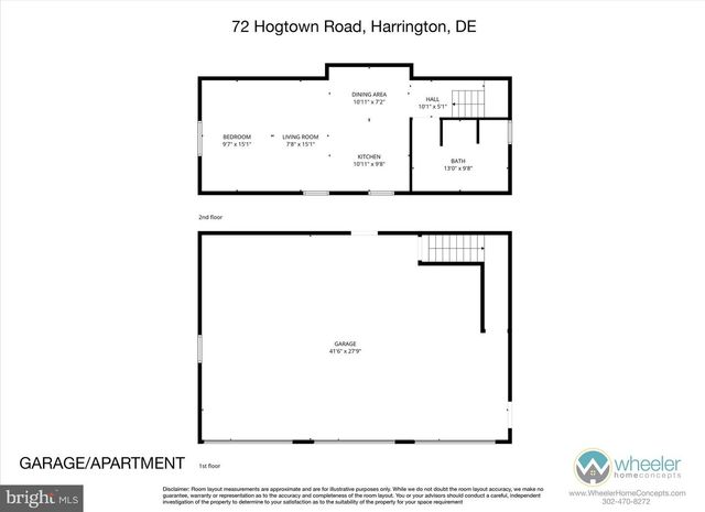72 HOGTOWN RD, Harrington, DE 19952