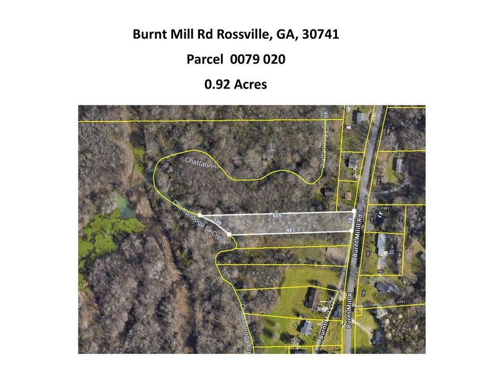 0 Burnt Mill Road, Flintstone, GA 30725