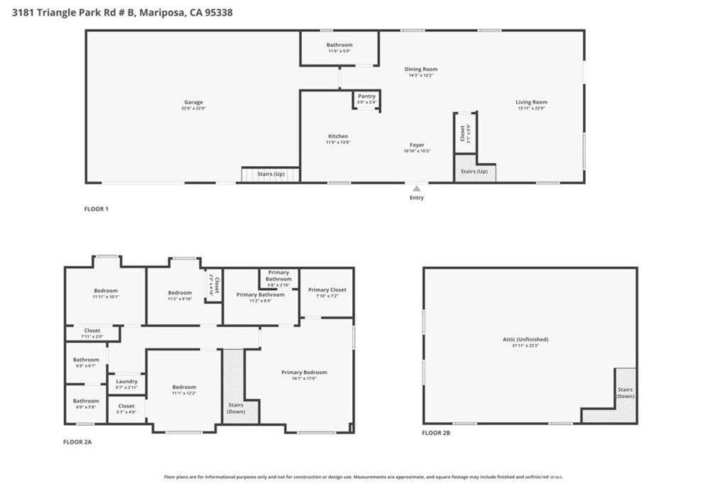 3181 B Triangle Park Drive, Mariposa, CA 95338