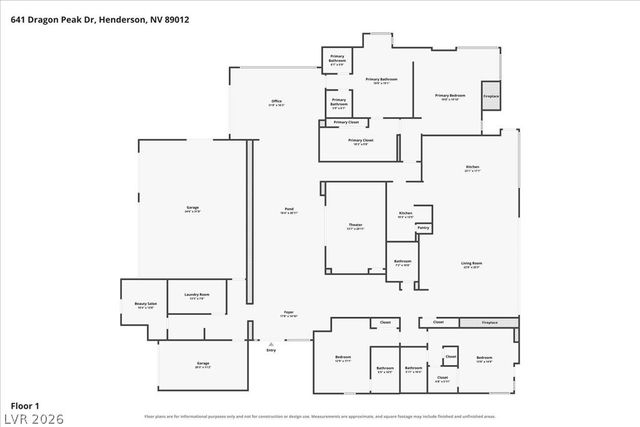 641 Dragon Peak Drive, Henderson, NV 89012