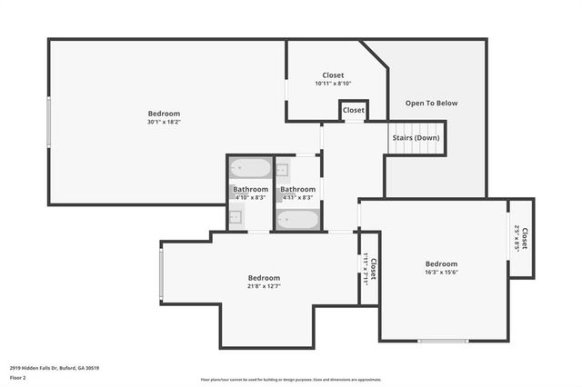 2919 Hidden Falls Drive, Buford, GA 30519