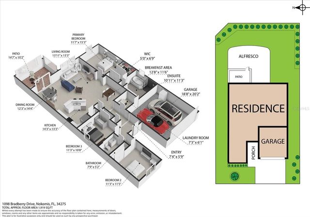 1098 BRADBERRY DRIVE, Nokomis, FL 34275