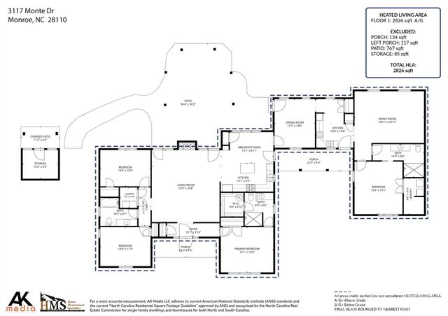 3117 Monte Drive, Monroe, NC 28110